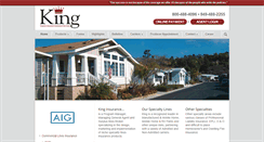 Desktop Screenshot of kinginsuranceca.com